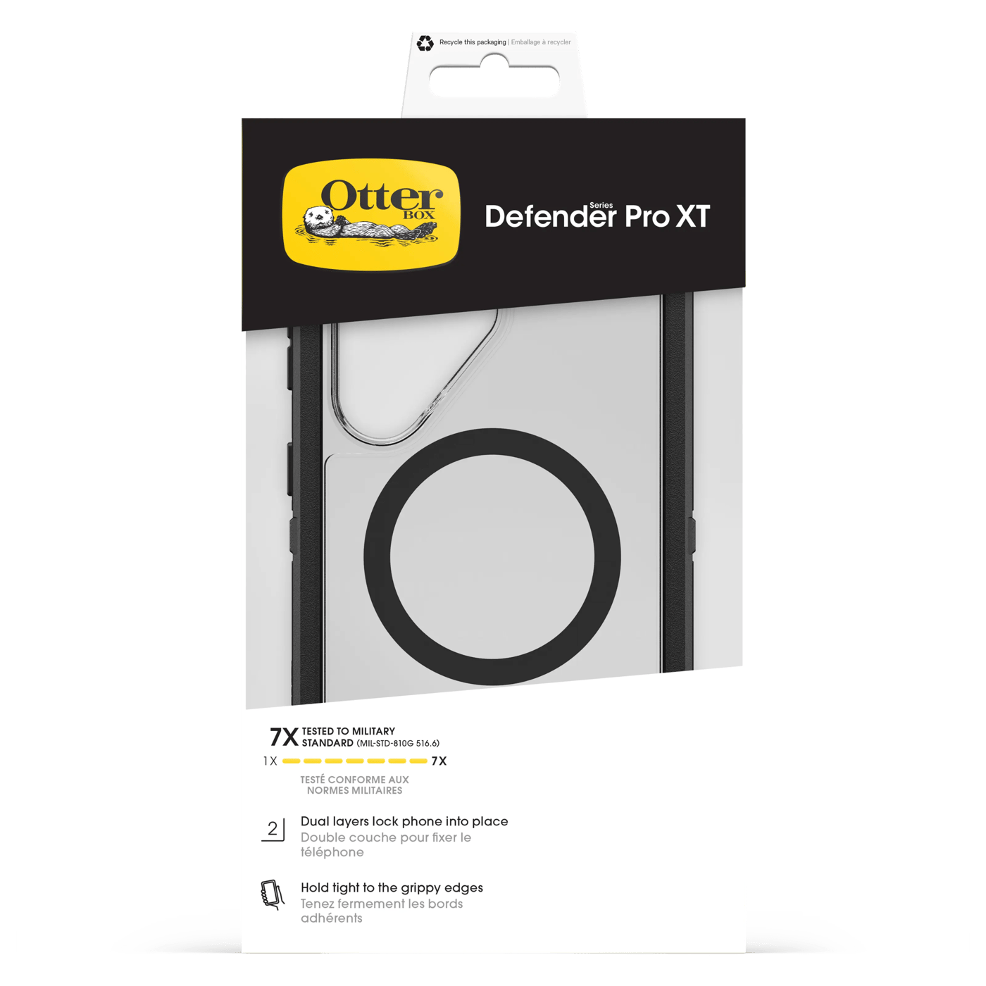 Otterbox Defender Pro XT Clear-skal till Galaxy S26 Ultra Dark Side