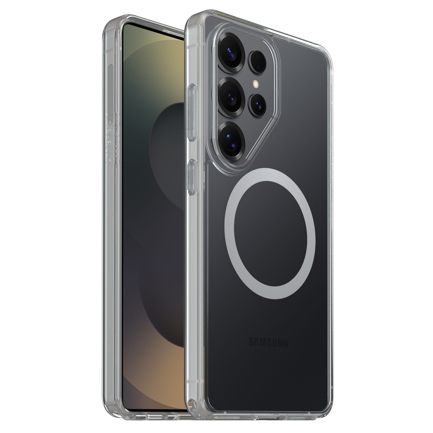 Otterbox Symmetry Clear Magnets-deksel til Galaxy S26 Ultra Transparent