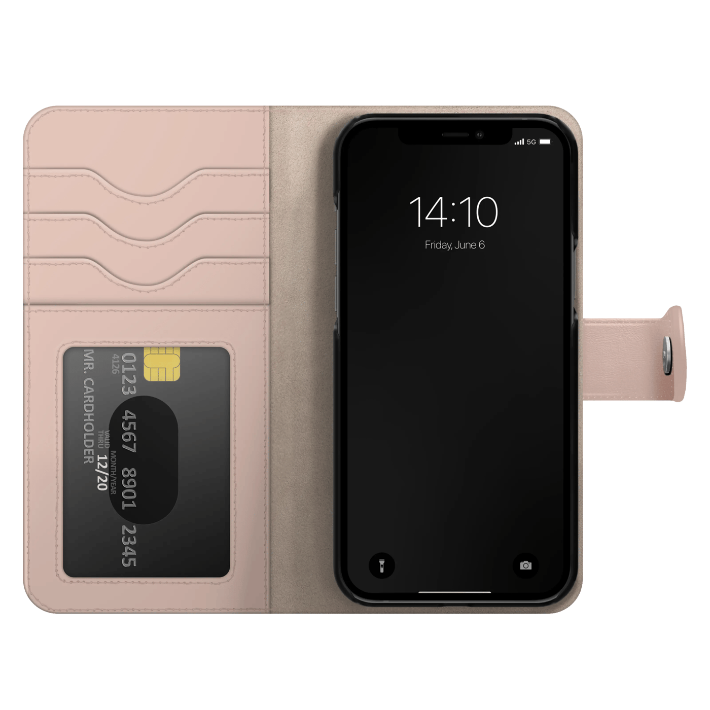 IDEAL OF SWEDEN Magnet Wallet+ plånboksfodral iPhone 12/12 Pro Rosa