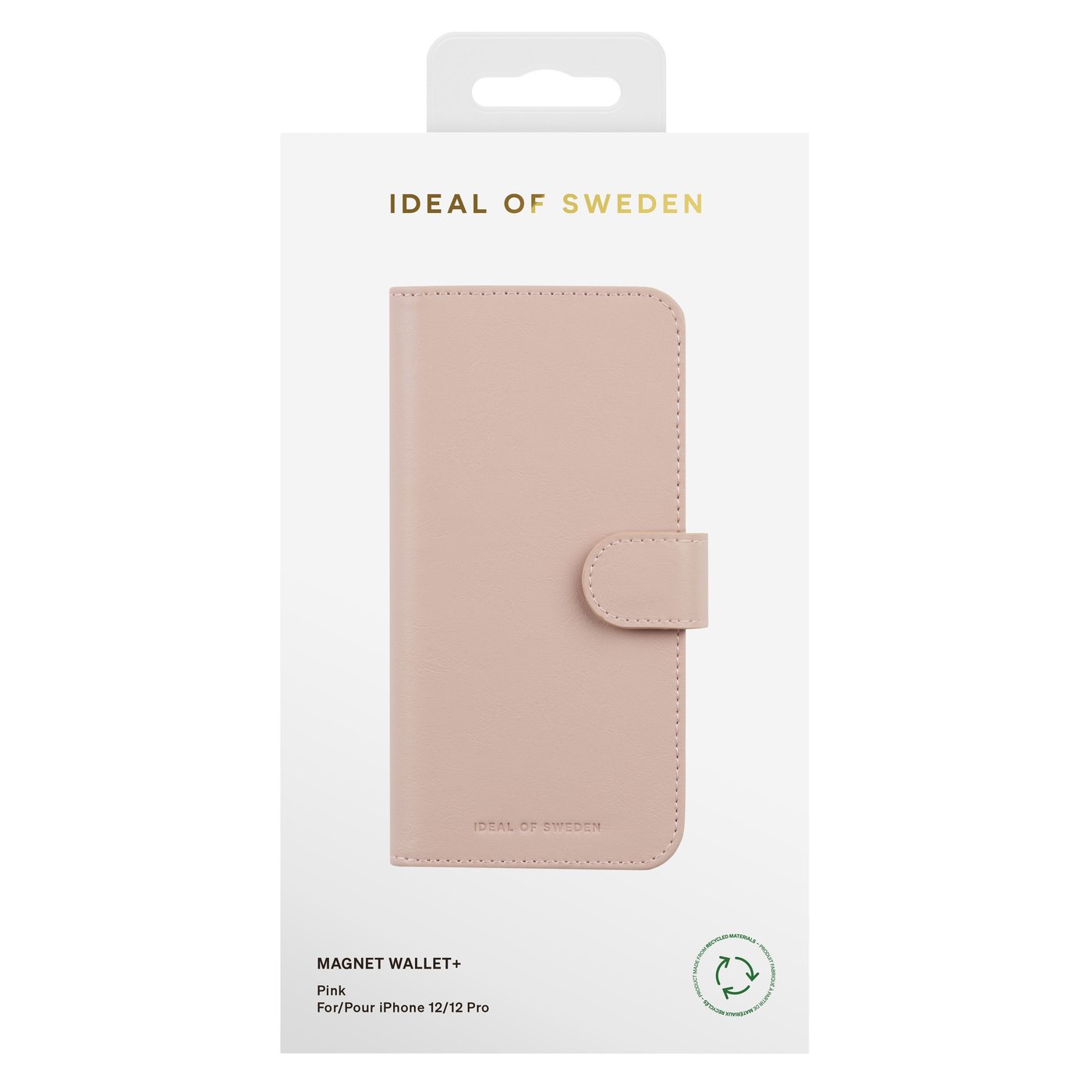 IDEAL OF SWEDEN Magnet Wallet+ - lommebokdeksel til iPhone 12/12 Pro Pink