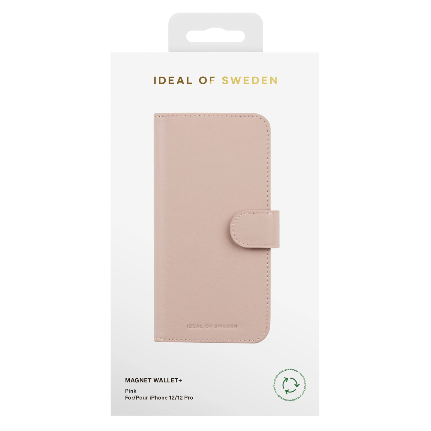 IDEAL OF SWEDEN Magnet Wallet+ plånboksfodral iPhone 12/12 Pro Rosa