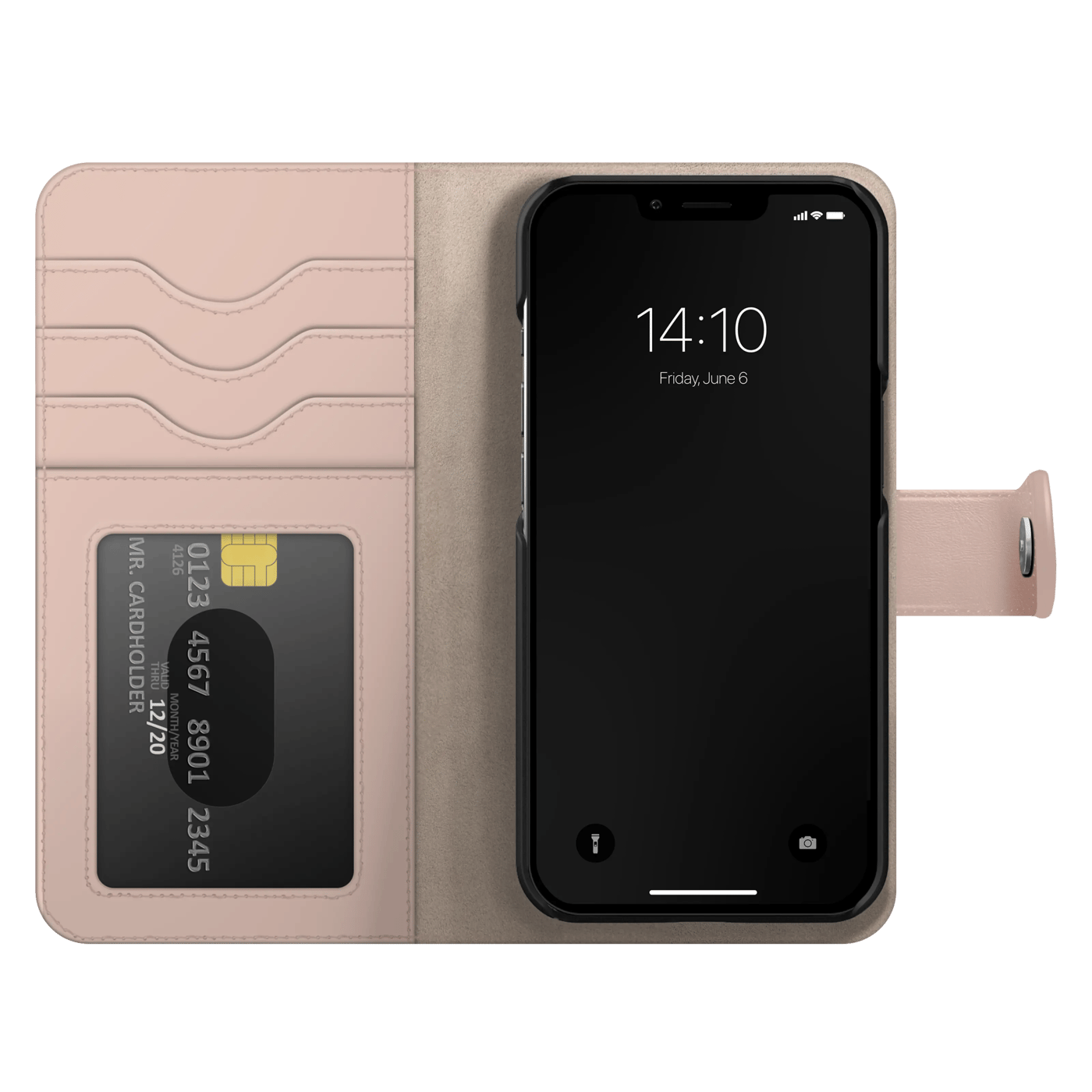 IDEAL OF SWEDEN Magnet Wallet+ - plånboksfodral till iPhone 13, 14 och 16e Pink
