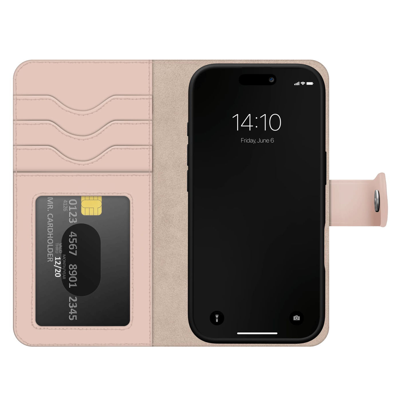 IDEAL OF SWEDEN Magnet Wallet+ - plånboksfodral till iPhone 17 Pink