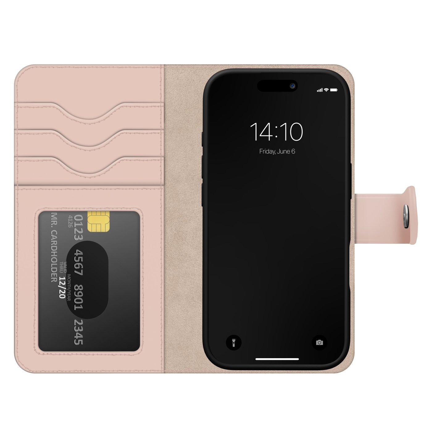 IDEAL OF SWEDEN Magnet Wallet+ - lommebokdeksel til iPhone 17 Pro Pink