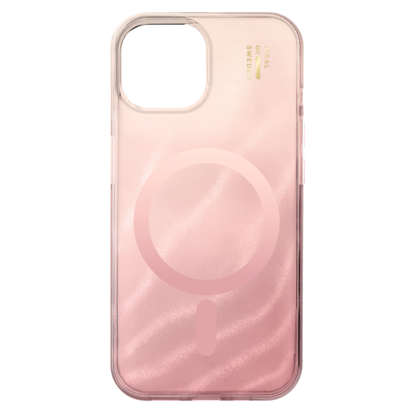 IDEAL OF SWEDEN Clear MagSafe Case – mobildeksel til iPhone 13, 14, 15 og 16e Rose Blush