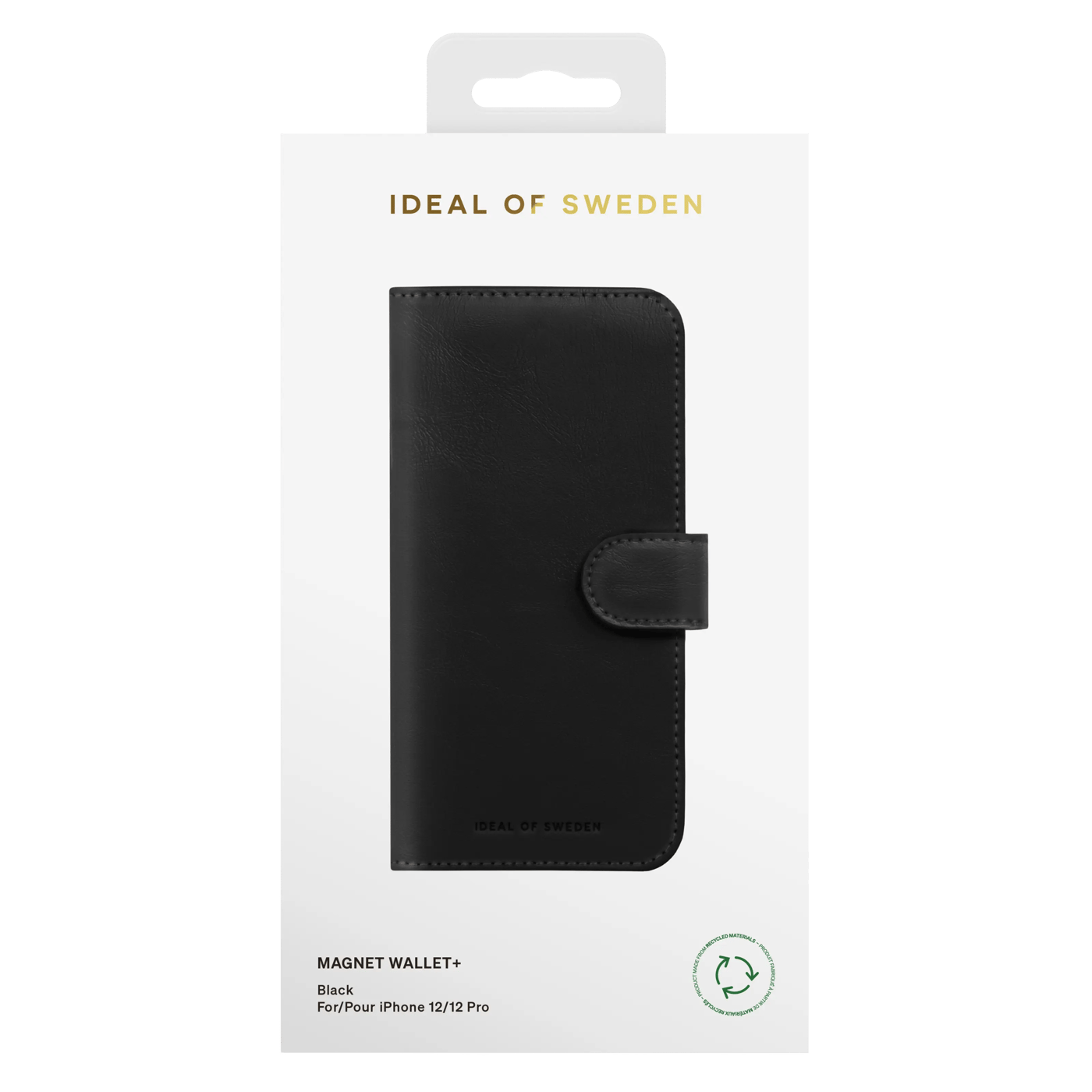 IDEAL OF SWEDEN Magnet Wallet+ plånboksfodral iPhone 12/12 Pro Black
