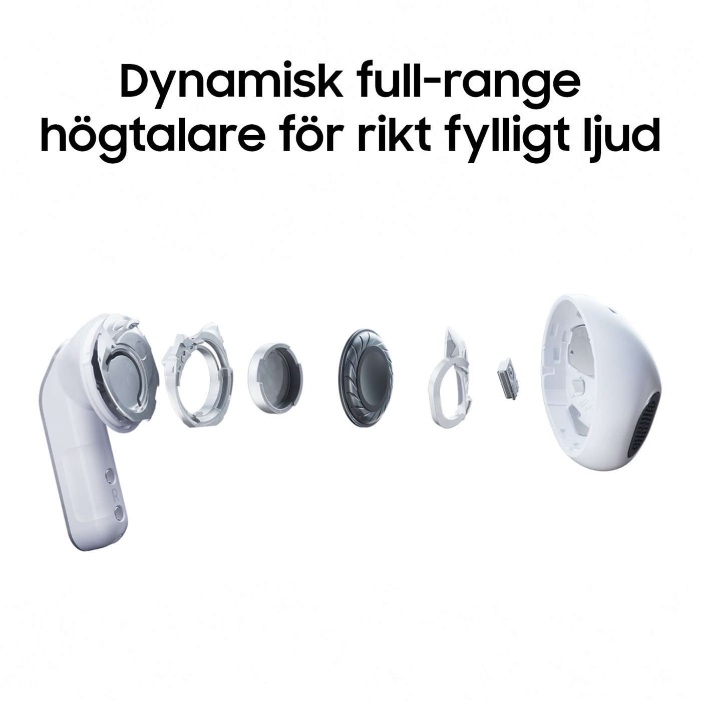 Samsung Galaxy Buds4 Svart