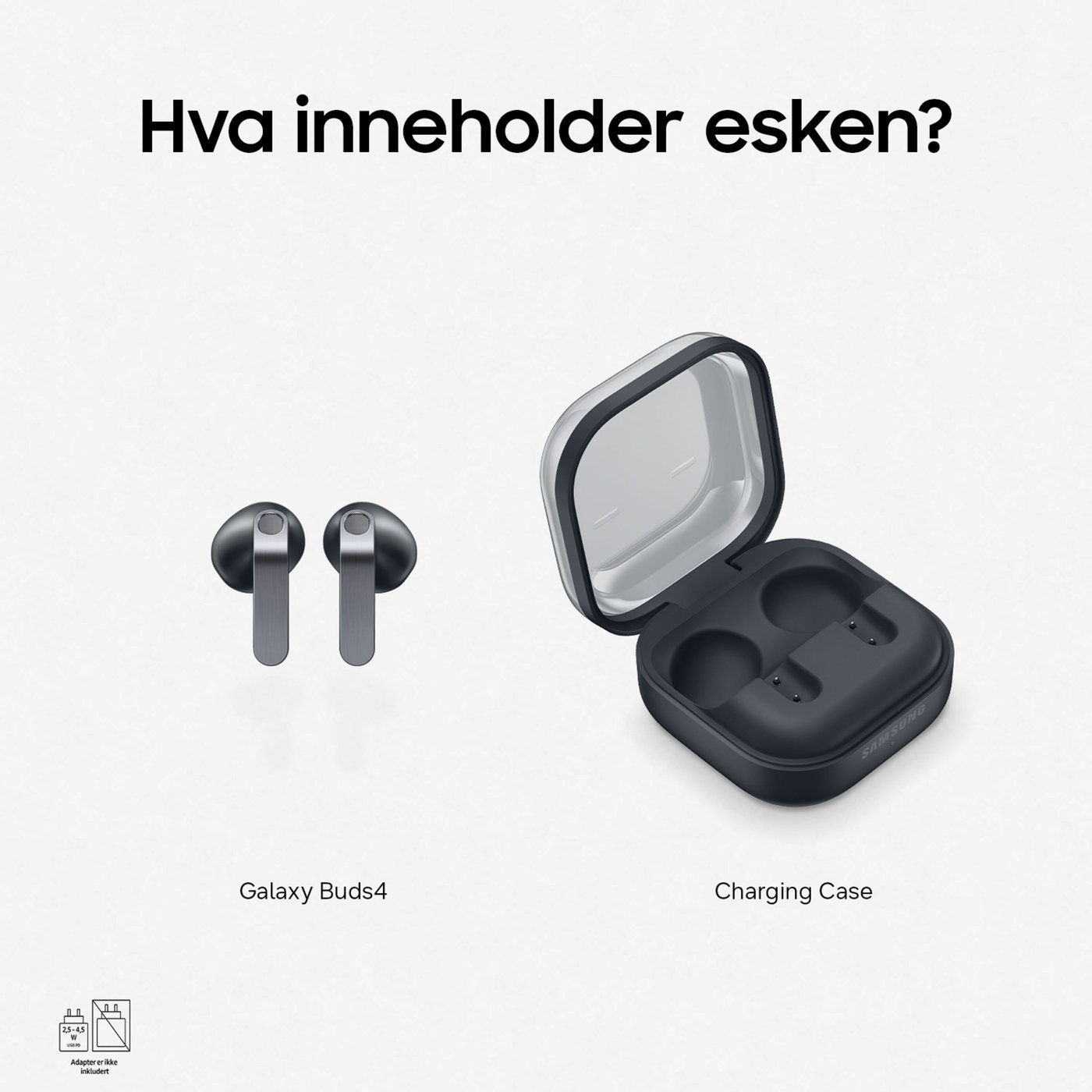 Samsung Galaxy Buds4 Svart