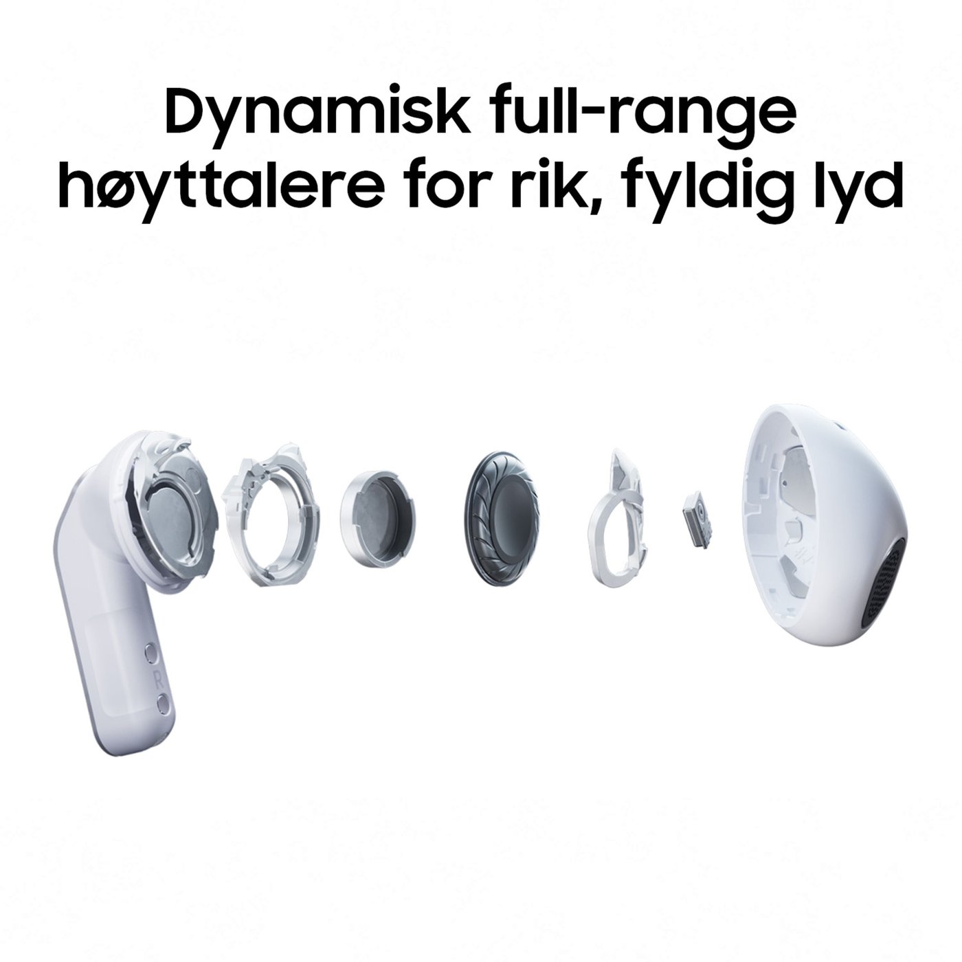 Samsung Galaxy Buds4 Hvit