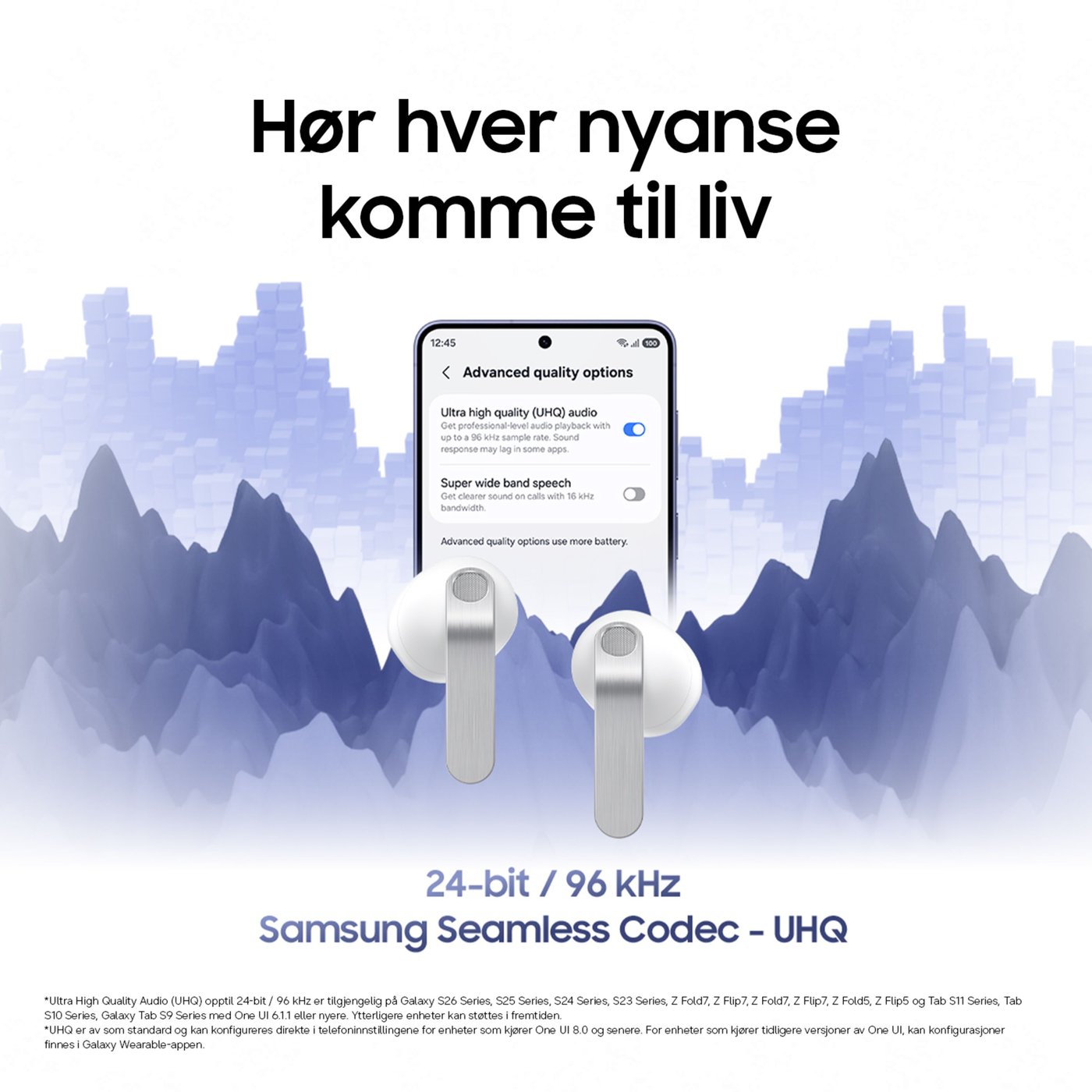 Samsung Galaxy Buds4 Hvit