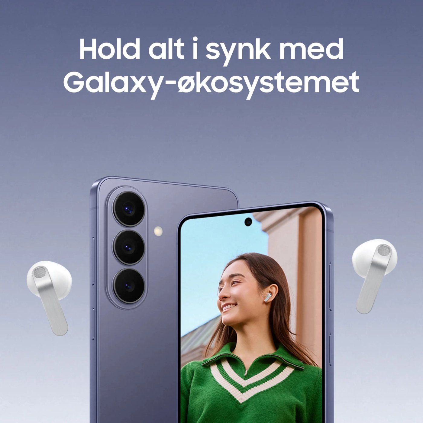 Samsung Galaxy Buds4 Hvit
