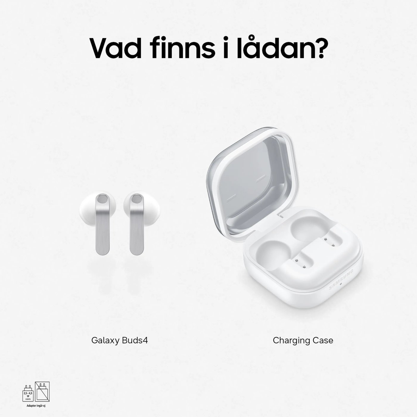 Samsung Galaxy Buds4 Vit