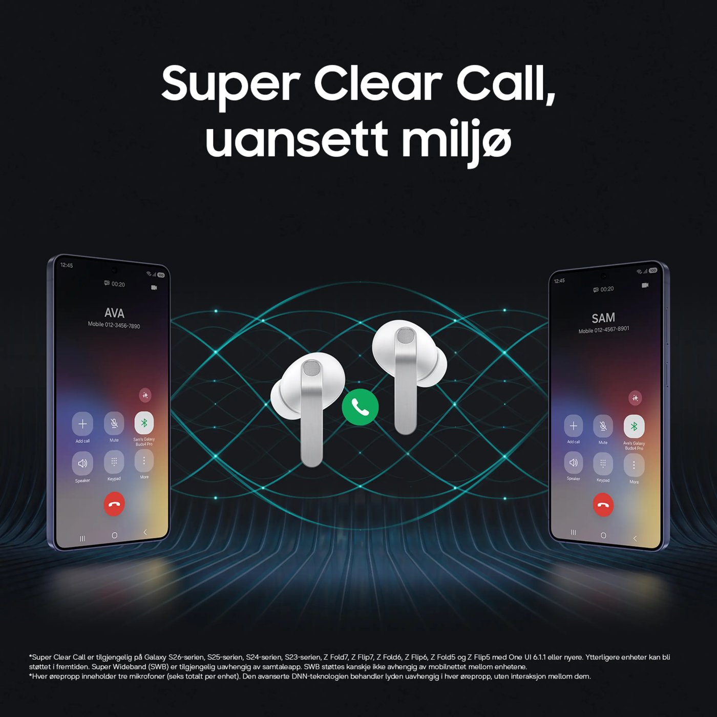 Samsung Galaxy Buds4 Pro Svart