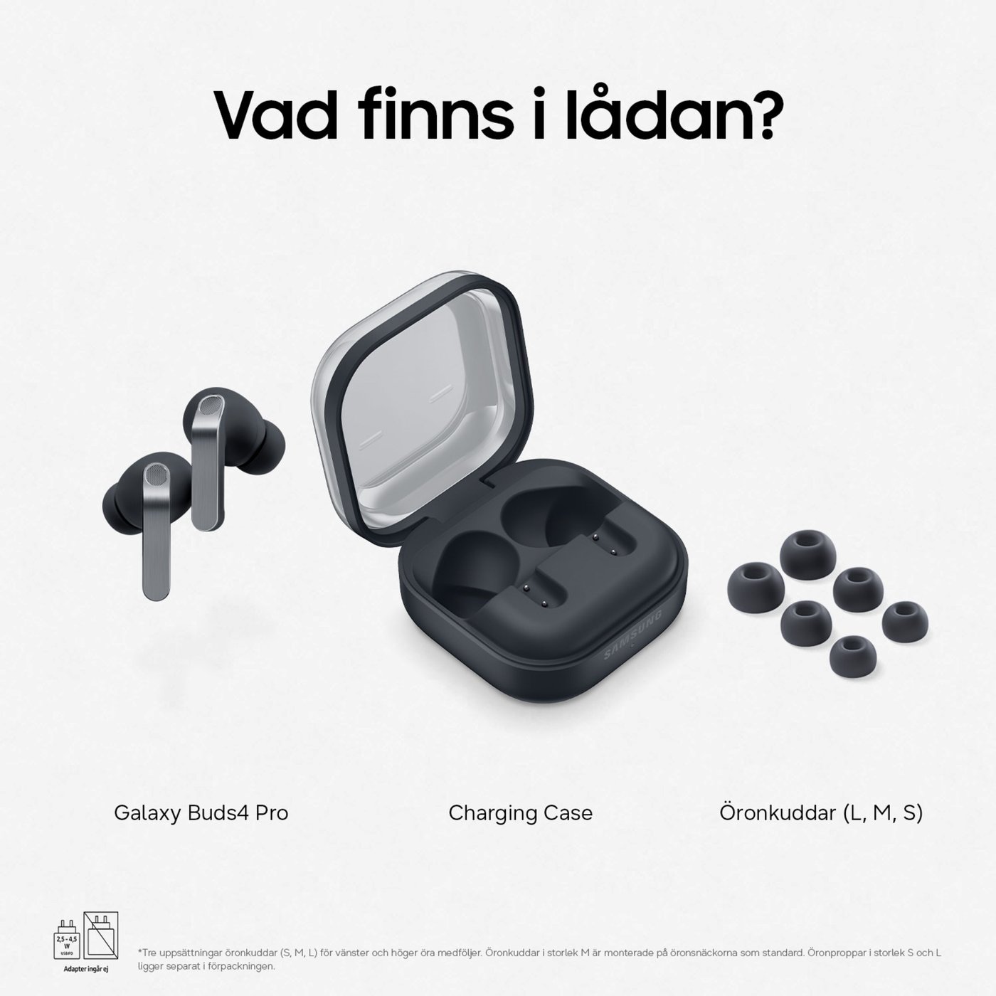 Samsung Galaxy Buds4 Pro Svart