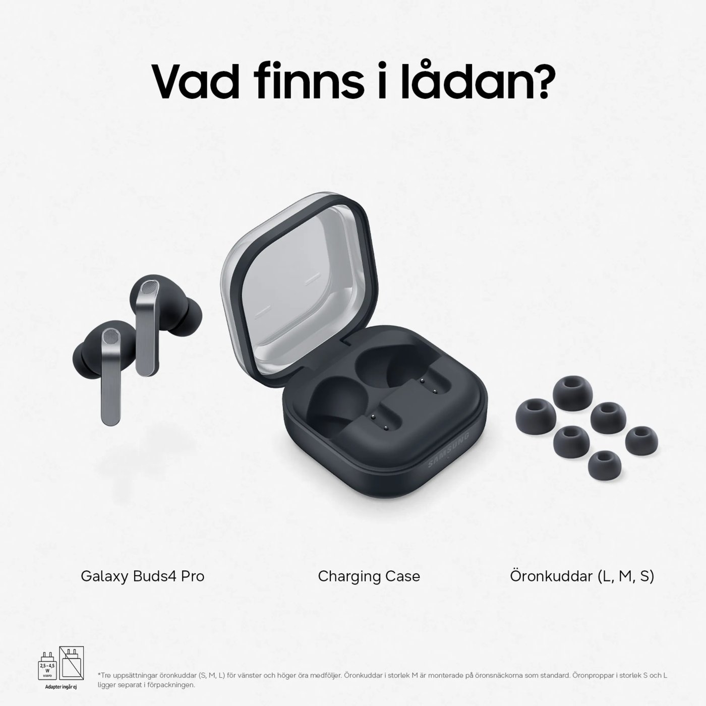Samsung Galaxy Buds4 Pro Svart