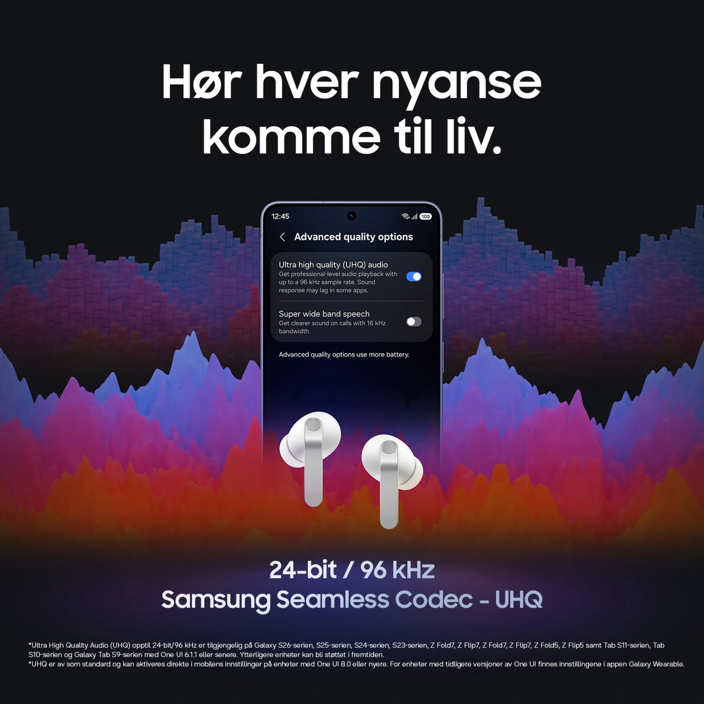 Samsung Galaxy Buds4 Pro Hvit