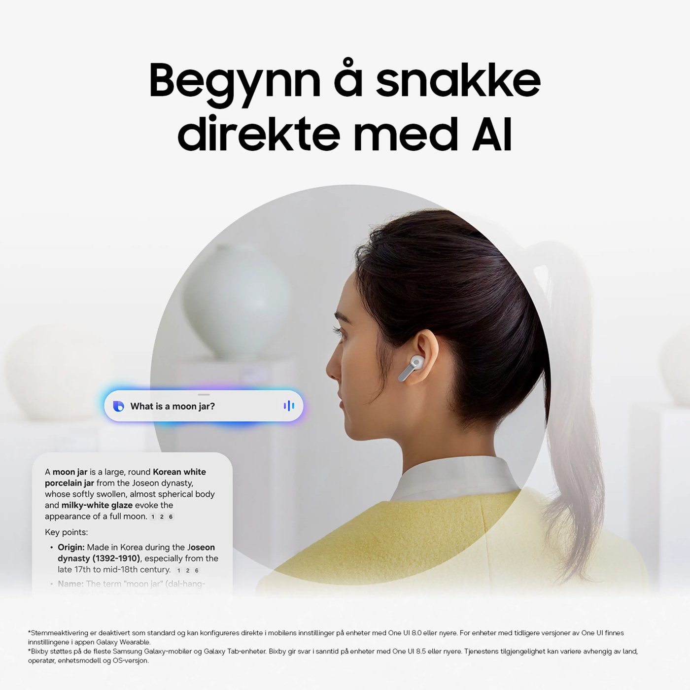 Samsung Galaxy Buds4 Pro Hvit