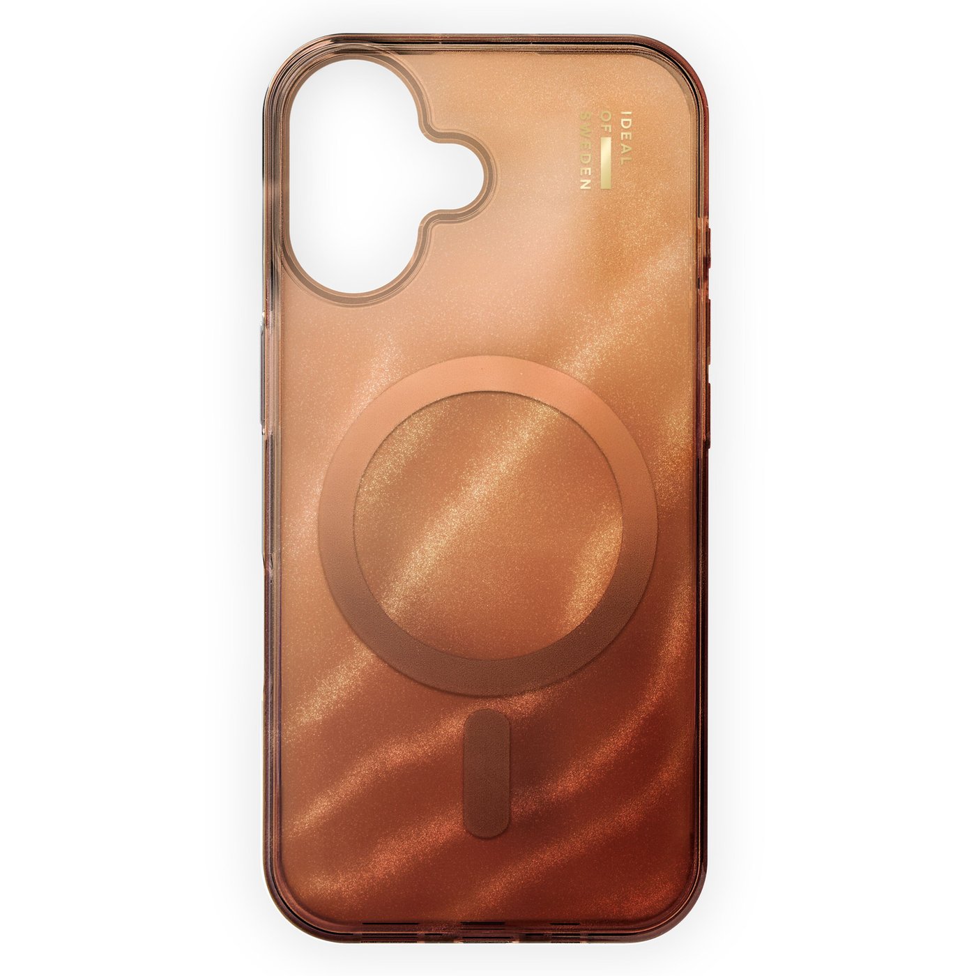IDEAL OF SWEDEN Clear MagSafe Case – mobildeksel til iPhone 16 Mocha Mousse