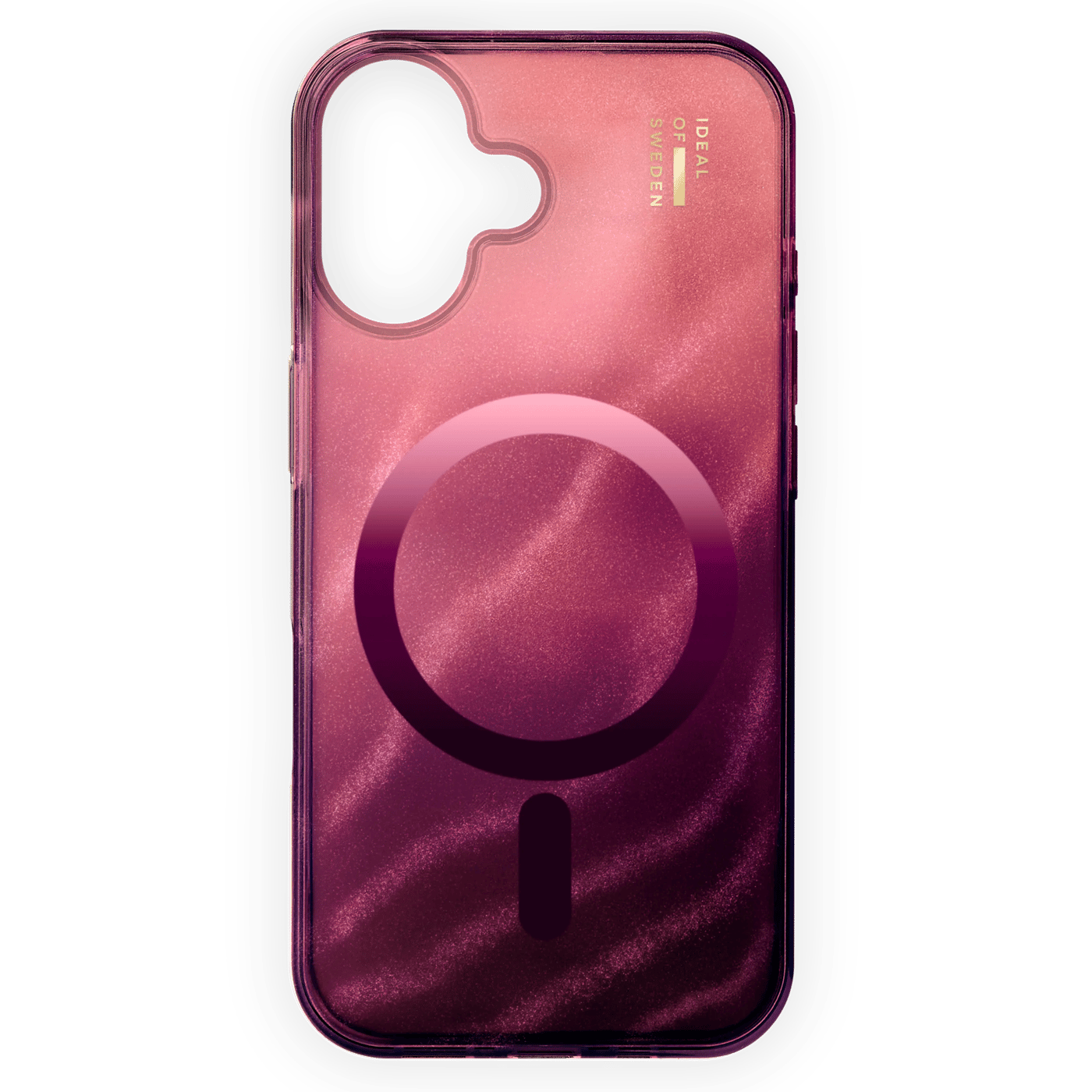 IDEAL OF SWEDEN Clear MagSafe Case – mobilskal till iPhone 17 Cherry Lacquer