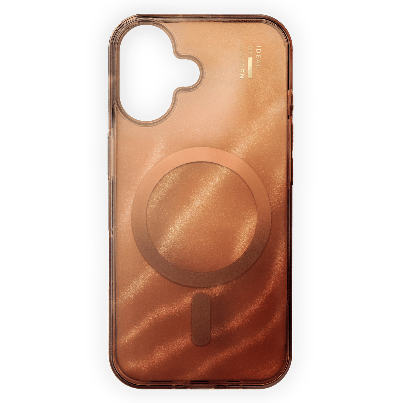 IDEAL OF SWEDEN Clear MagSafe Case – mobildeksel til iPhone 17 Mocha Mousse