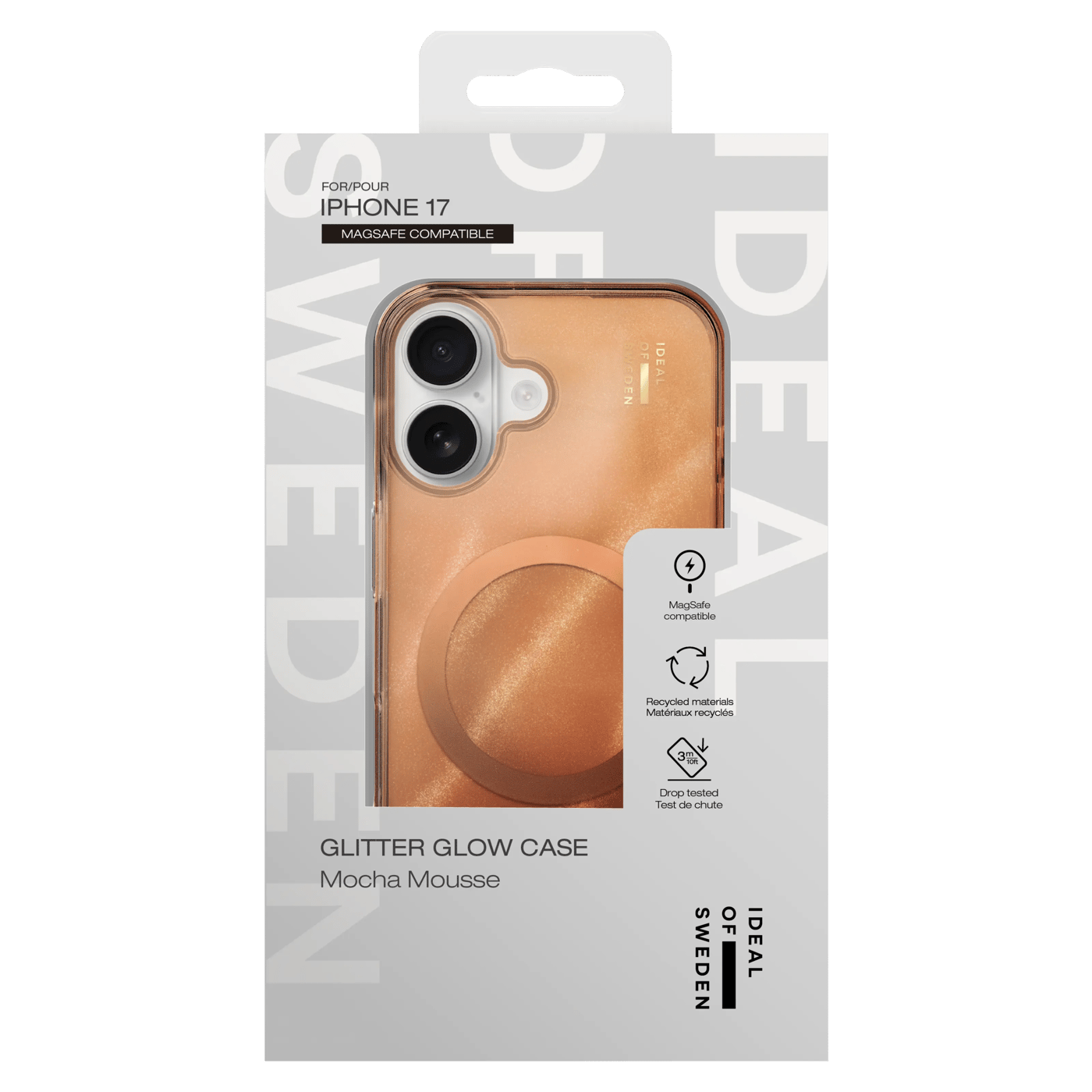 IDEAL OF SWEDEN Clear MagSafe Case – mobilskal till iPhone 17 Mocha Mousse