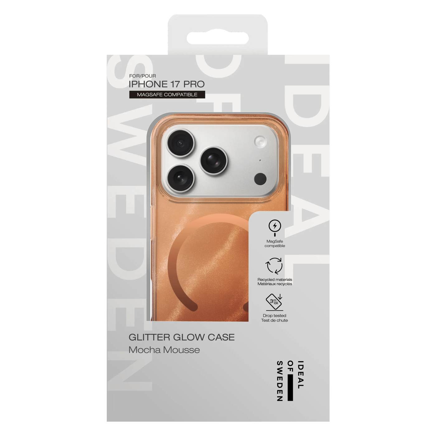 IDEAL OF SWEDEN Clear MagSafe Case – mobilskal till iPhone 17 Pro Mocha Mousse