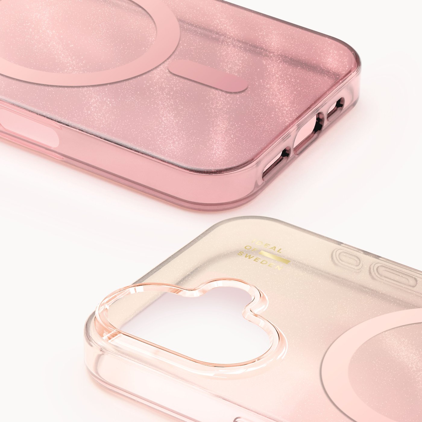 IDEAL OF SWEDEN Clear MagSafe Case – mobildeksel til iPhone 17 Rose Blush