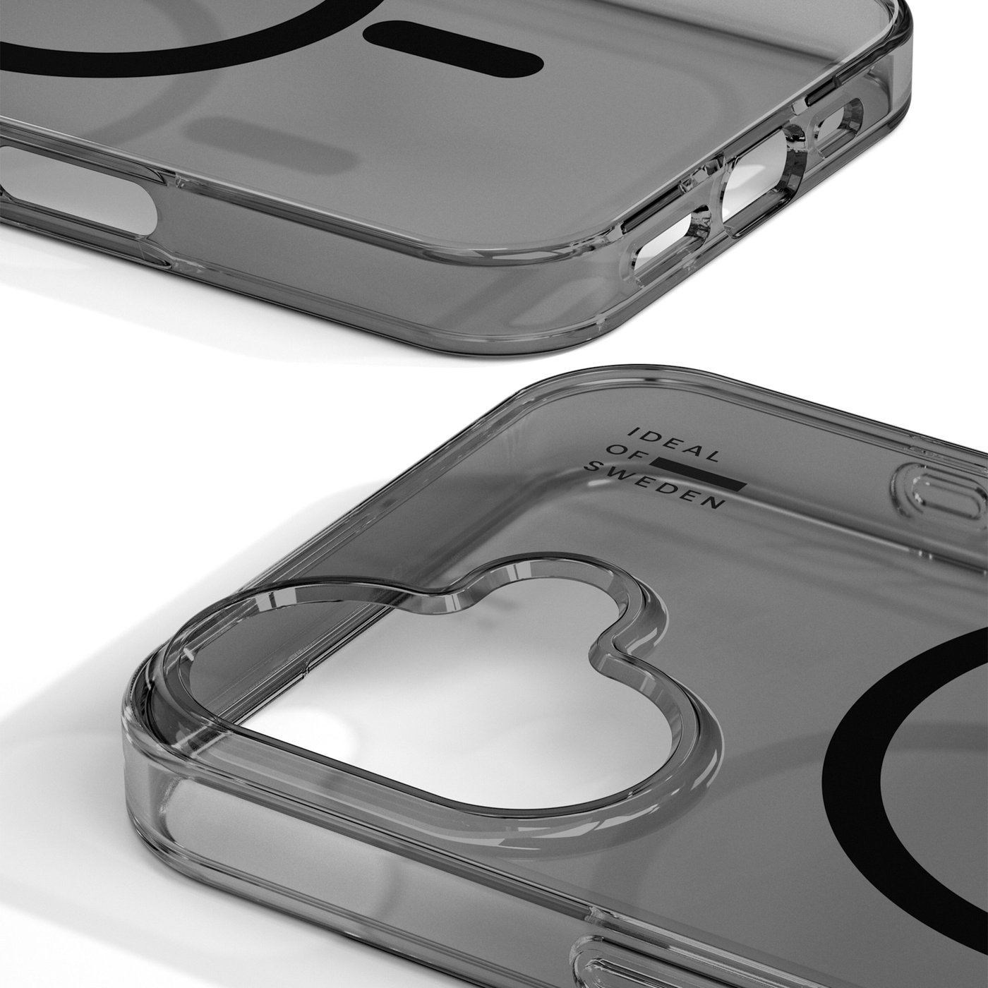 IDEAL OF SWEDEN Clear MagSafe Case – mobildeksel til iPhone 17 Tinted Black