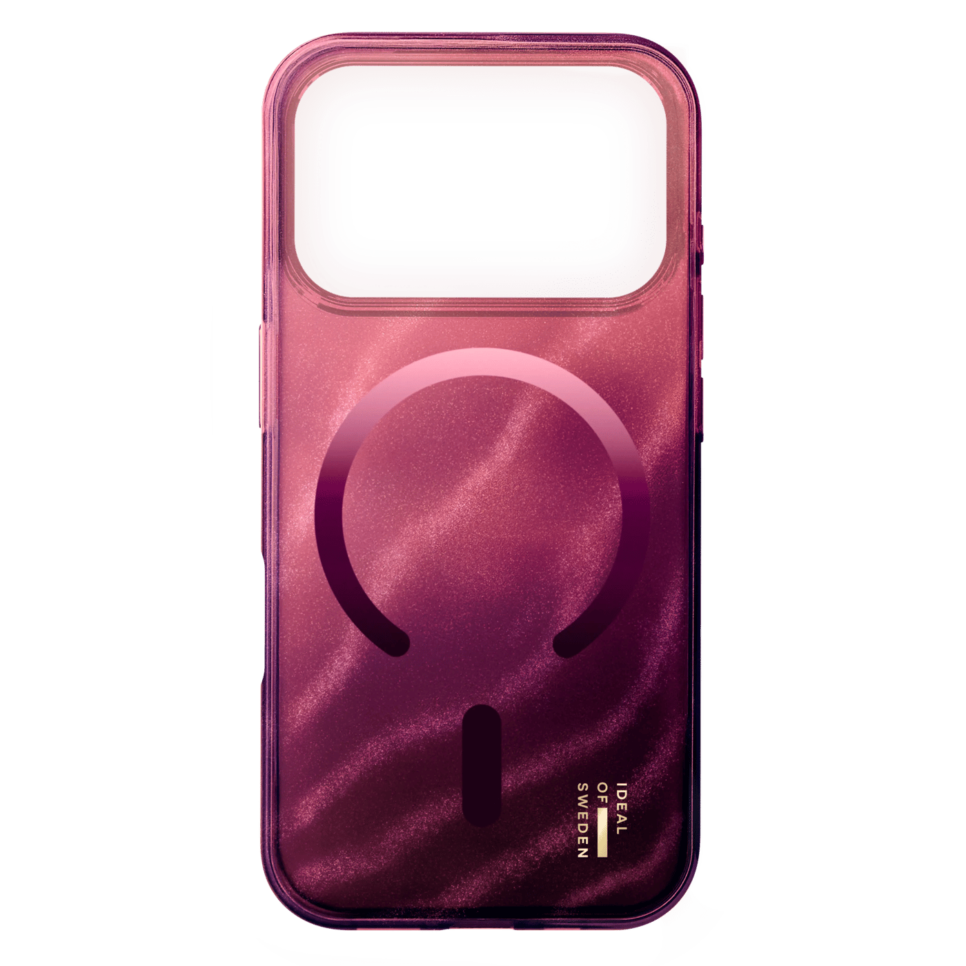 IDEAL OF SWEDEN Clear MagSafe Case – mobilskal till iPhone 17 Pro Max Cherry Lacquer