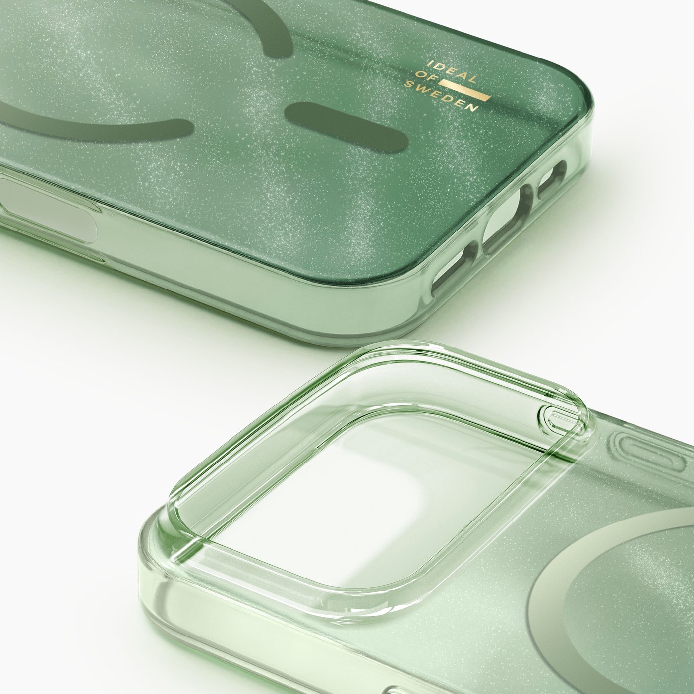 IDEAL OF SWEDEN Clear MagSafe Case – mobilskal till iPhone 17 Pro Max Sage Green