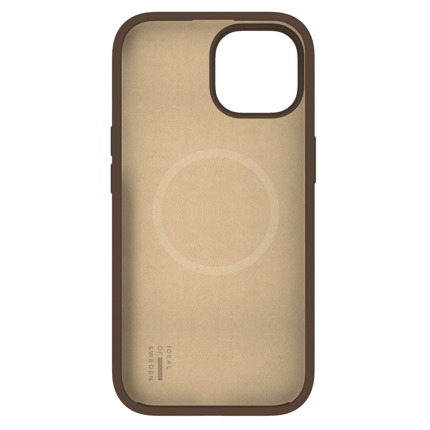 IDEAL OF SWEDEN Silicone MagSafe Case – mobildeksel til iPhone 13, 14, 15 og 16e Mocha Mousse