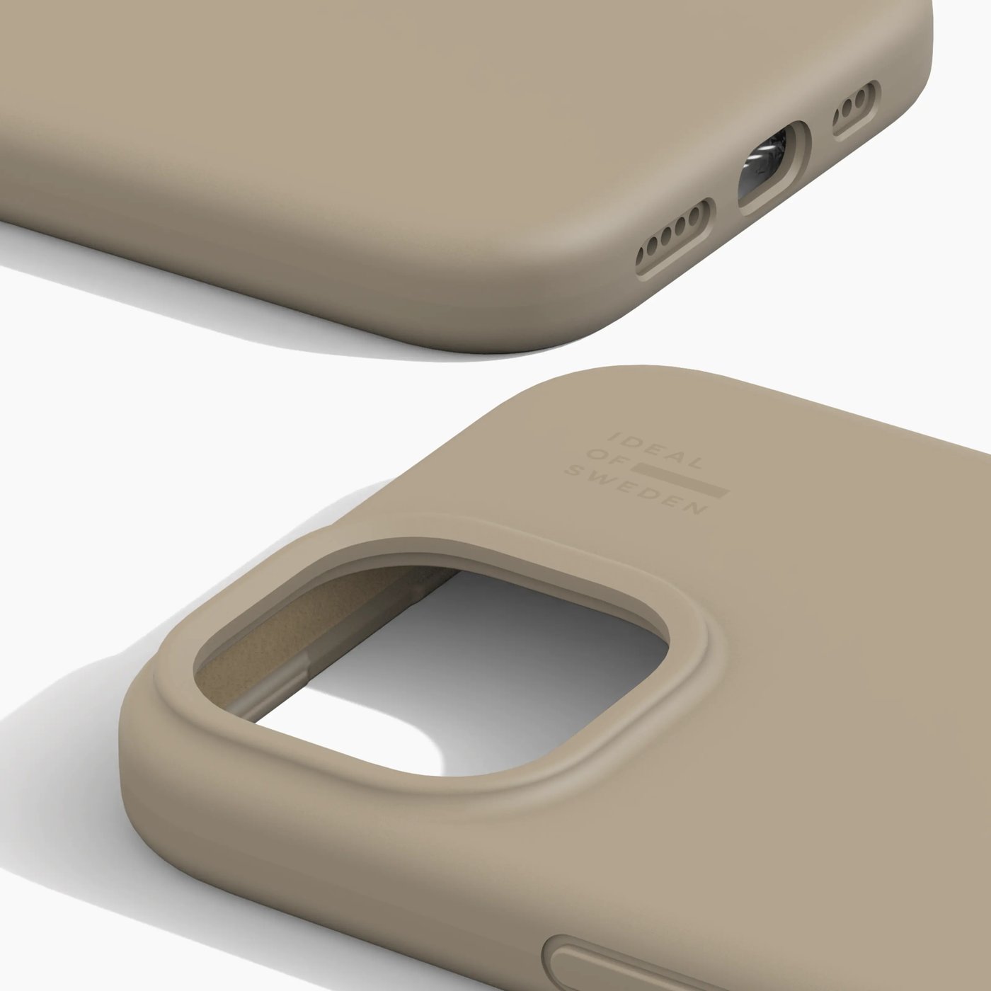 IDEAL OF SWEDEN Silicone MagSafe Case för iPhone 13, 14, 15, 16e och 17e Perfect Beige