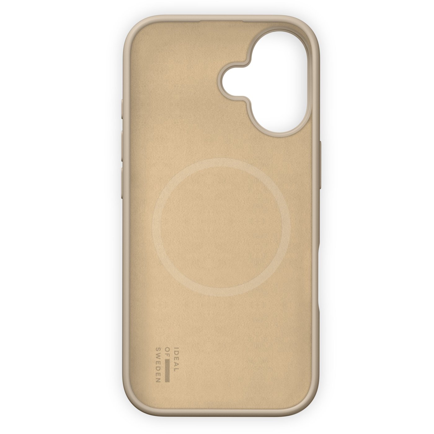 IDEAL OF SWEDEN Silicone MagSafe Case – mobildeksel til iPhone 16 Perfect Beige
