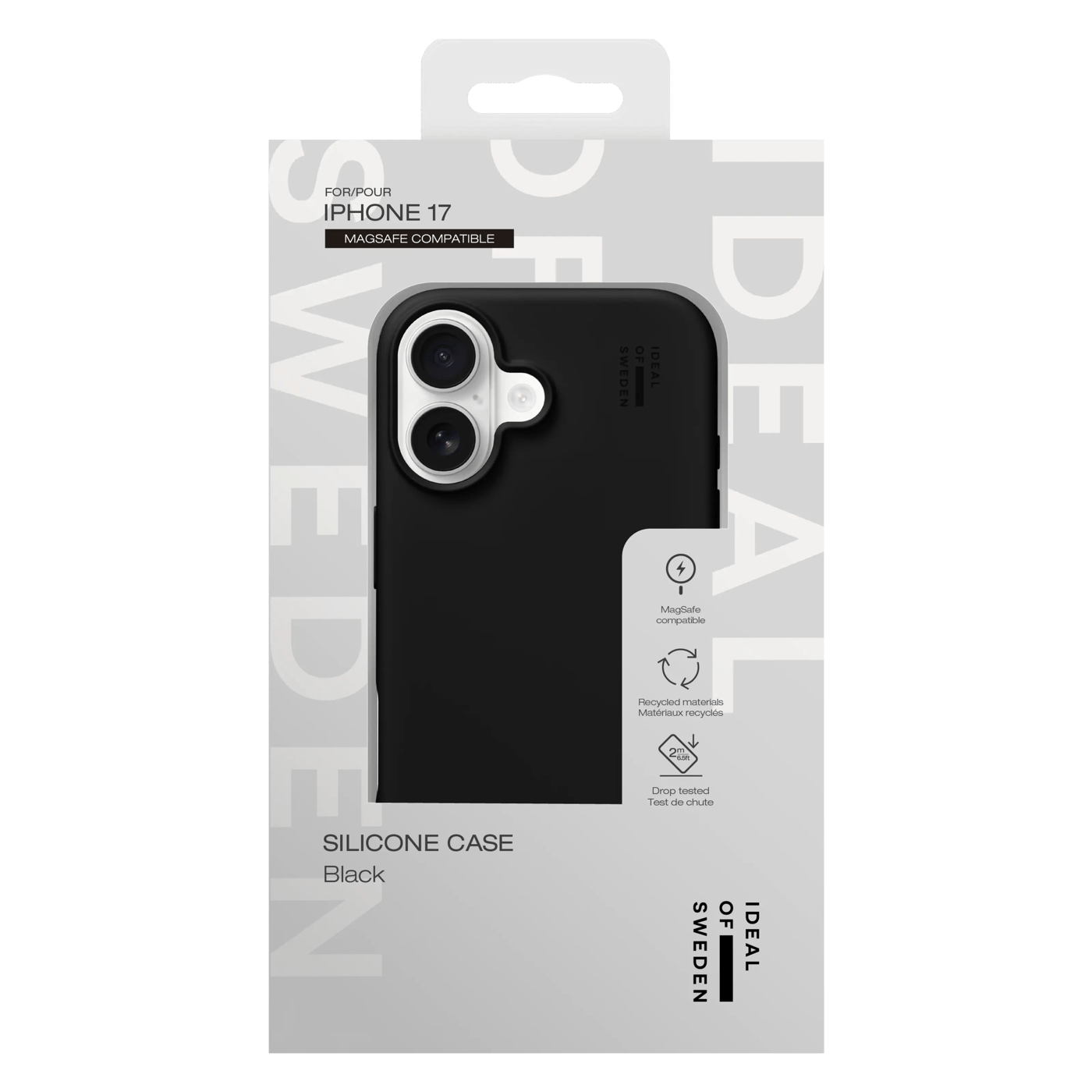 IDEAL OF SWEDEN Silicone MagSafe Case – mobilskal till iPhone 17 Black