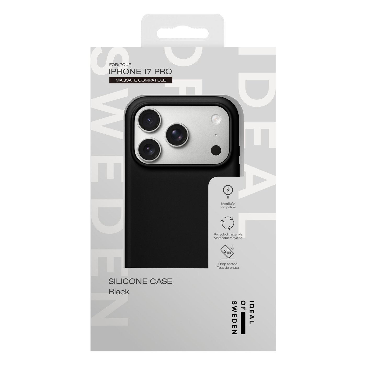 IDEAL OF SWEDEN Silicone MagSafe Case – mobildeksel til iPhone 17 Pro Black