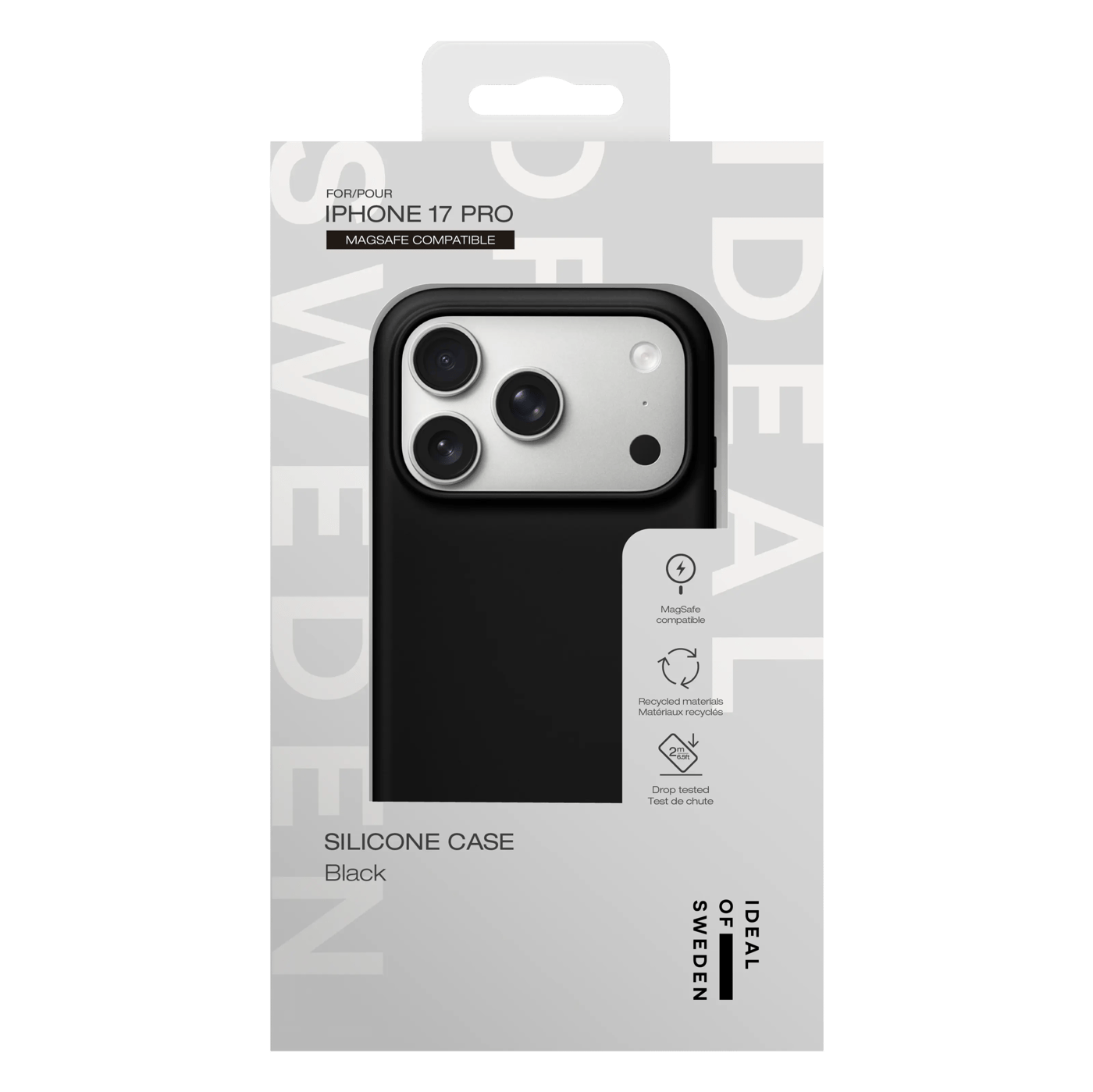 IDEAL OF SWEDEN Silicone MagSafe Case – mobilskal till iPhone 17 Pro Black