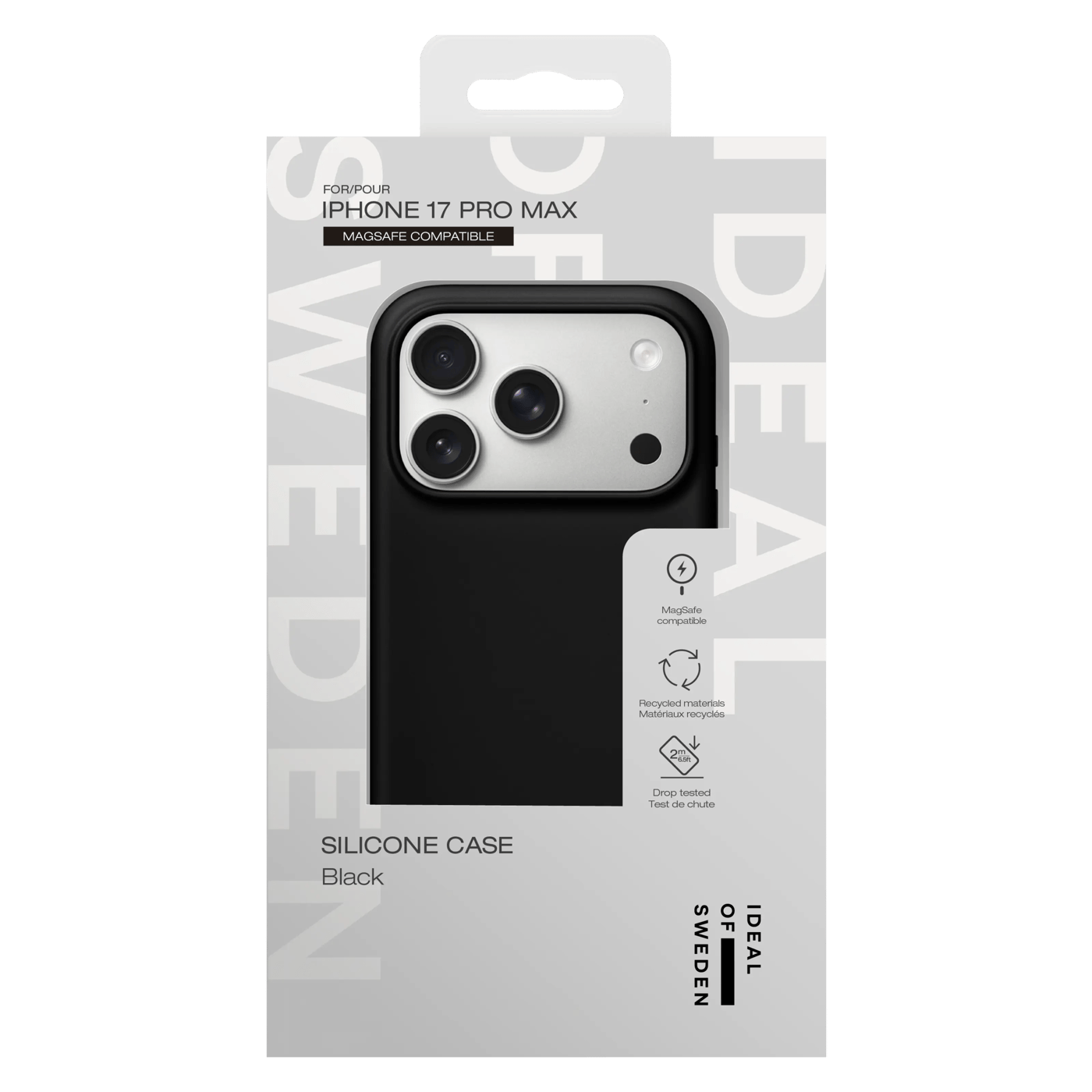 IDEAL OF SWEDEN Silicone MagSafe Case – mobilskal till iPhone 17 Pro Max Black