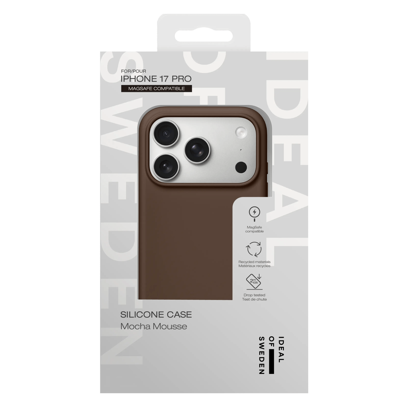 IDEAL OF SWEDEN Silicone MagSafe Case – mobilskal till iPhone 17 Pro Mocha Mousse