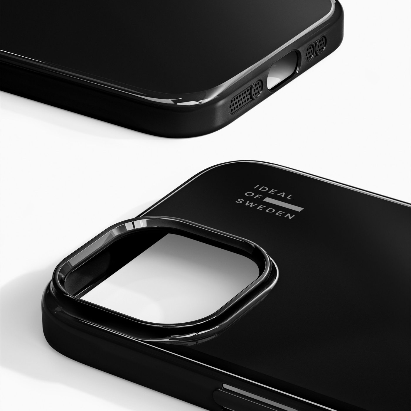 IDEAL OF SWEDEN Slim MagSafe Case – mobildeksel til iPhone 13, 14, 15 og 16e Glossy Black