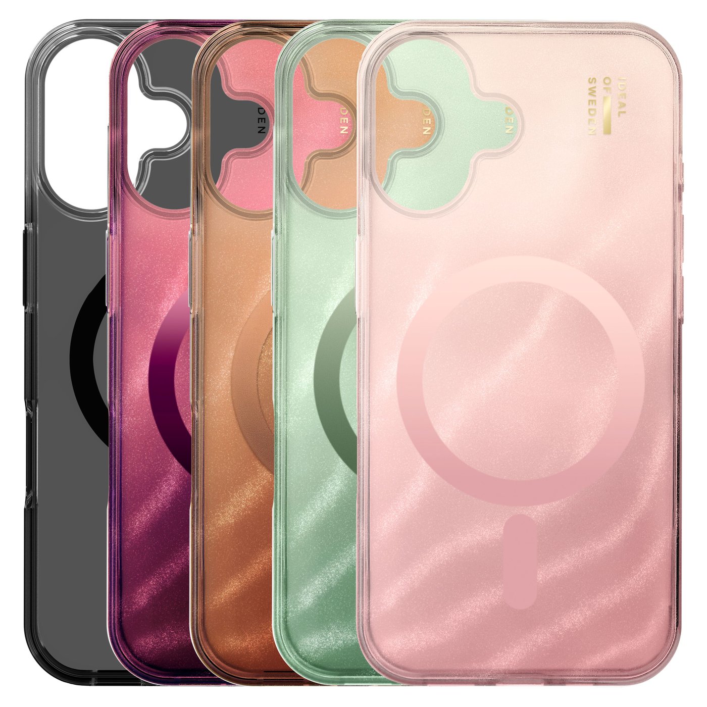 IDEAL OF SWEDEN Clear MagSafe Case – mobildeksel til iPhone 17 Sage Green