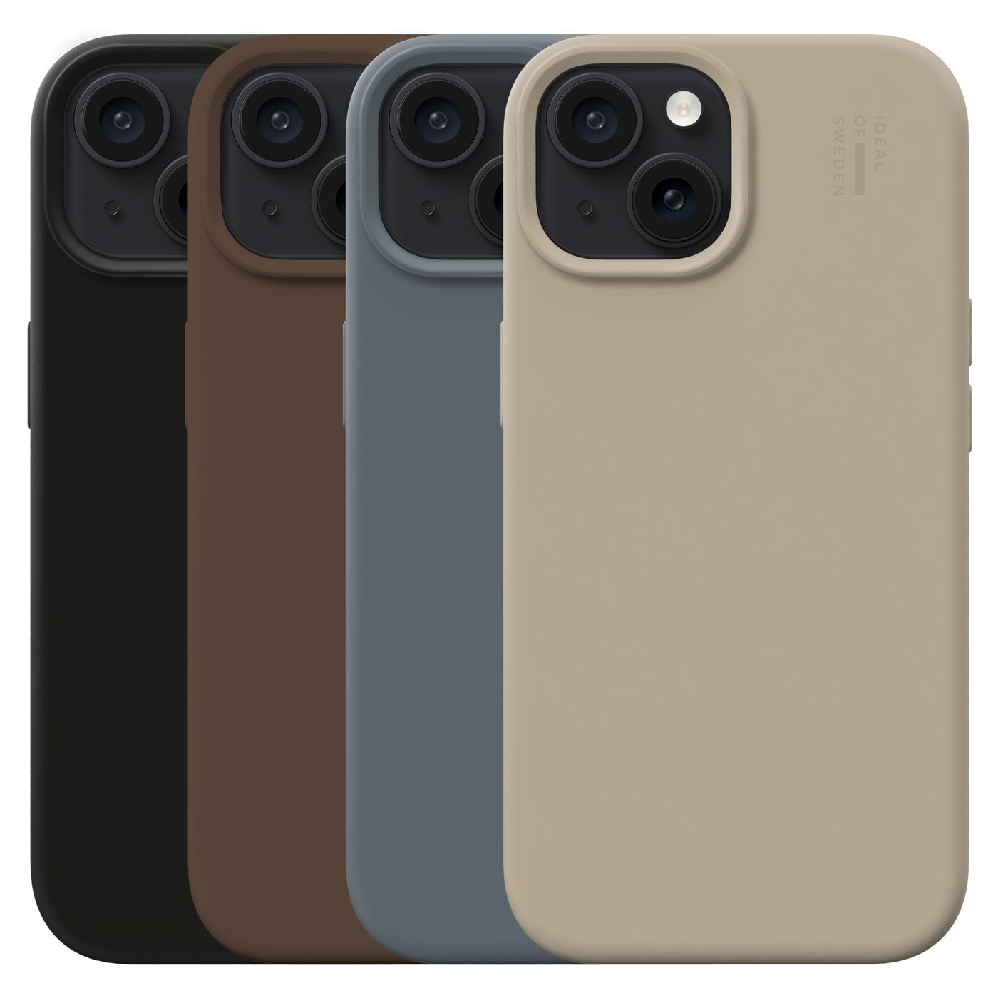 IDEAL OF SWEDEN Silicone MagSafe Case – mobildeksel til iPhone 13, 14, 15 og 16e Perfect Beige