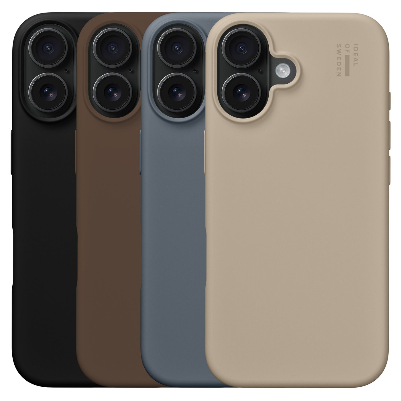 IDEAL OF SWEDEN Silicone MagSafe Case – mobildeksel til iPhone 16 Perfect Beige