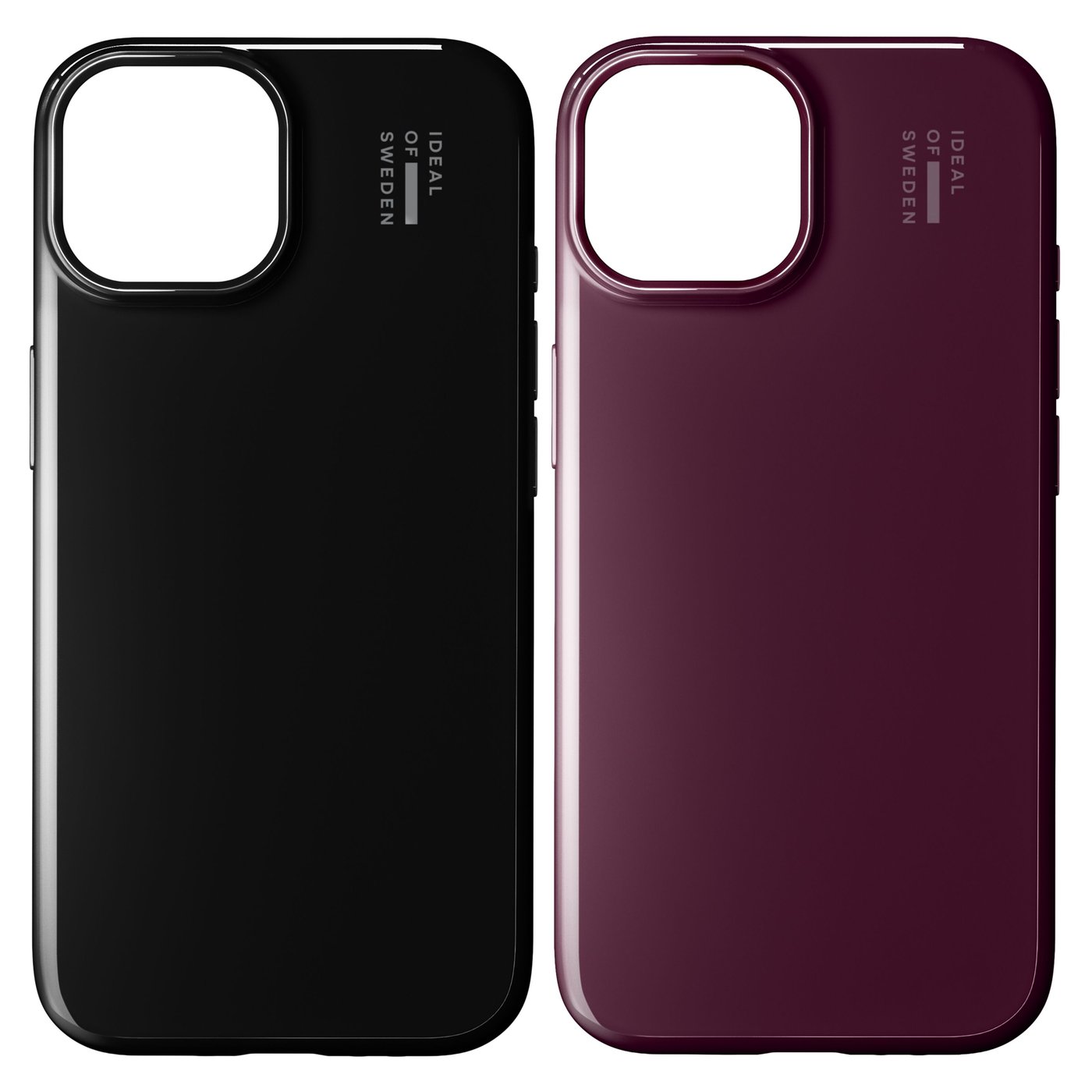 IDEAL OF SWEDEN Slim MagSafe Case – mobildeksel til iPhone 13, 14, 15 og 16e Glossy Cherry