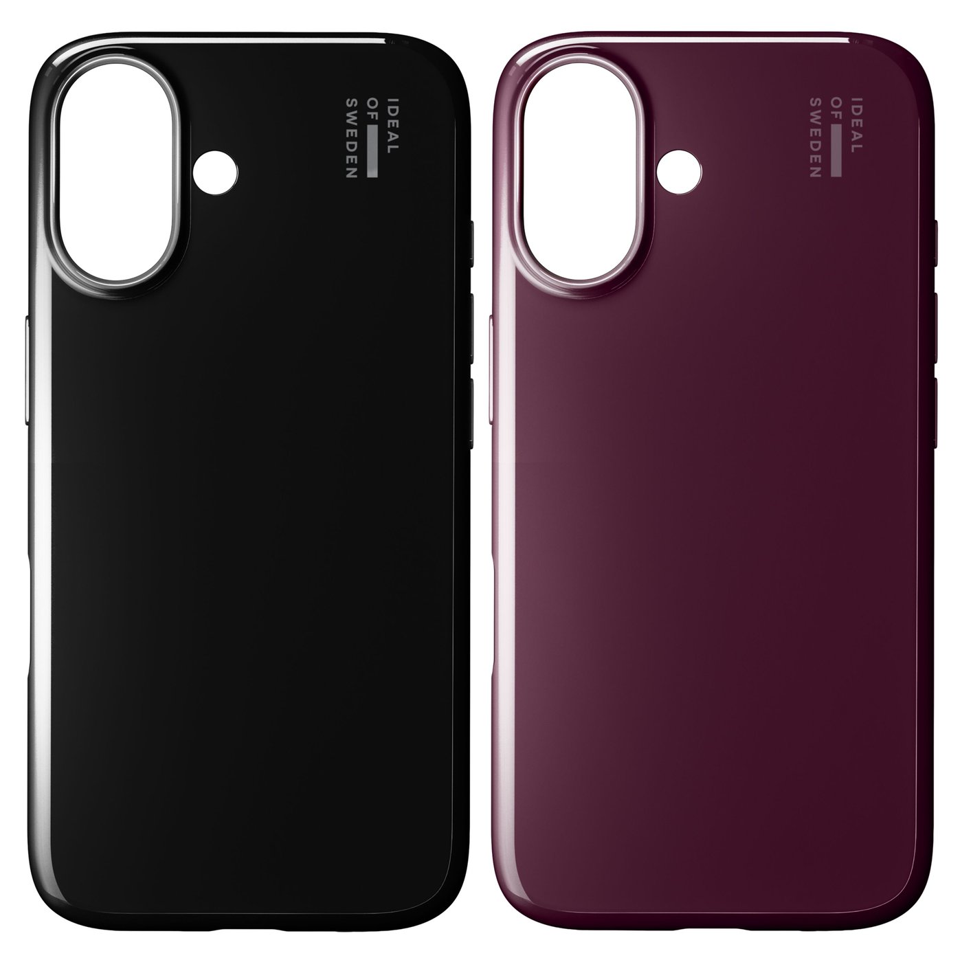 IDEAL OF SWEDEN Slim MagSafe Case – mobildeksel til iPhone 16 Glossy Cherry