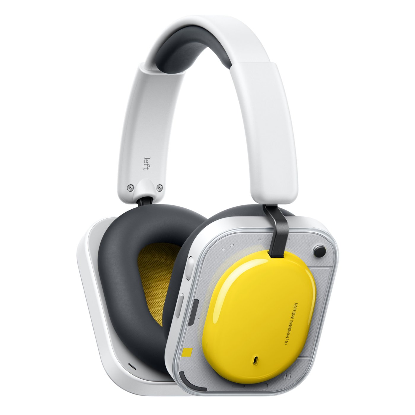 Nothing Headphone (a) trådløse over-ear-hodetelefoner Gul