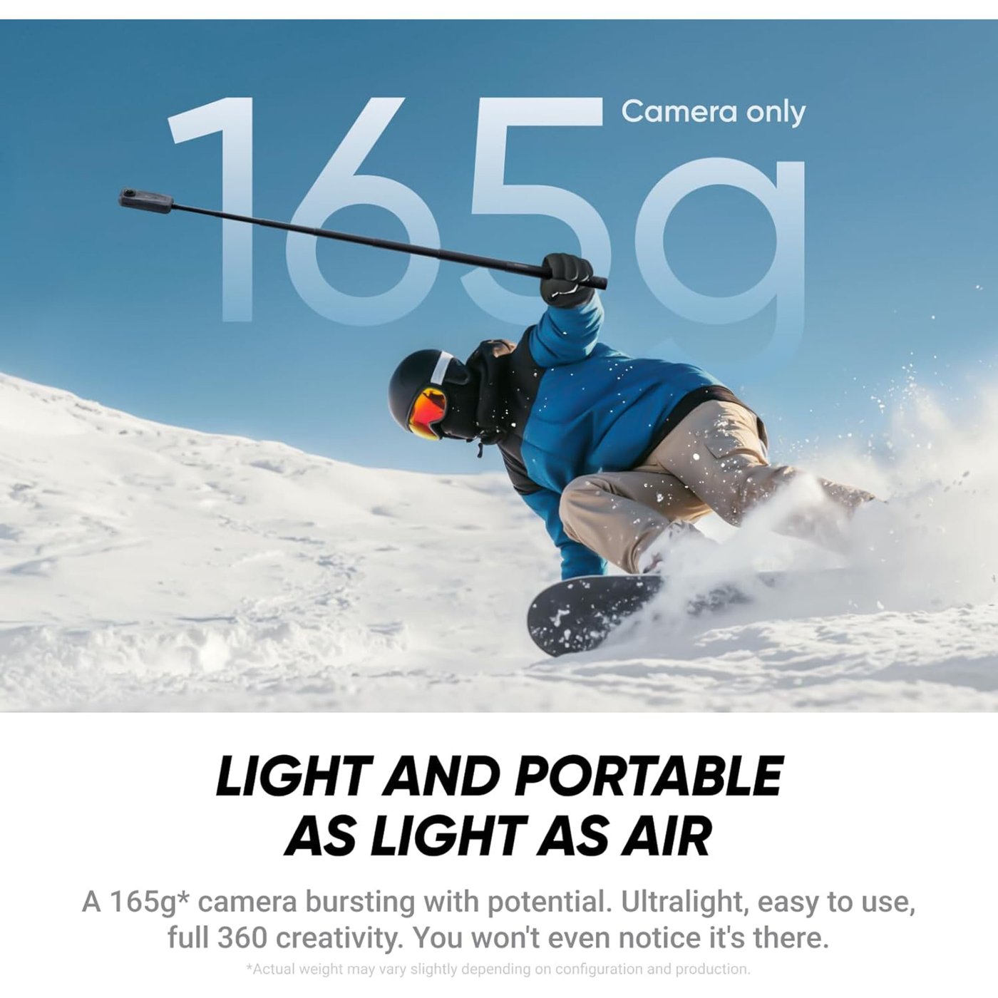 Insta360 X4 Air 8K 360-kamera Starter Bundle