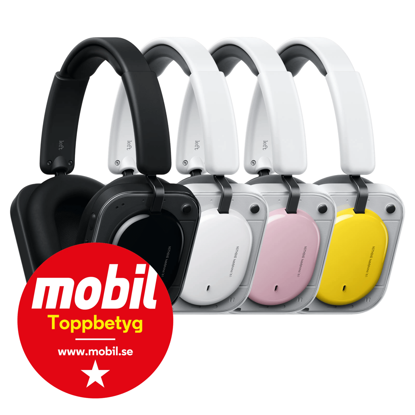 Nothing Headphone (a) trådlösa over-ear-hörlurar Vit