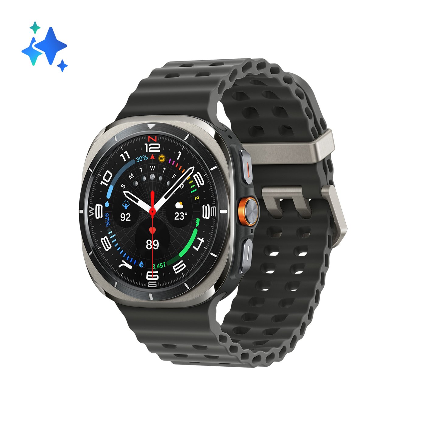 Samsung Galaxy Watch Ultra (2025) 47 mm LTE Titanium Silver