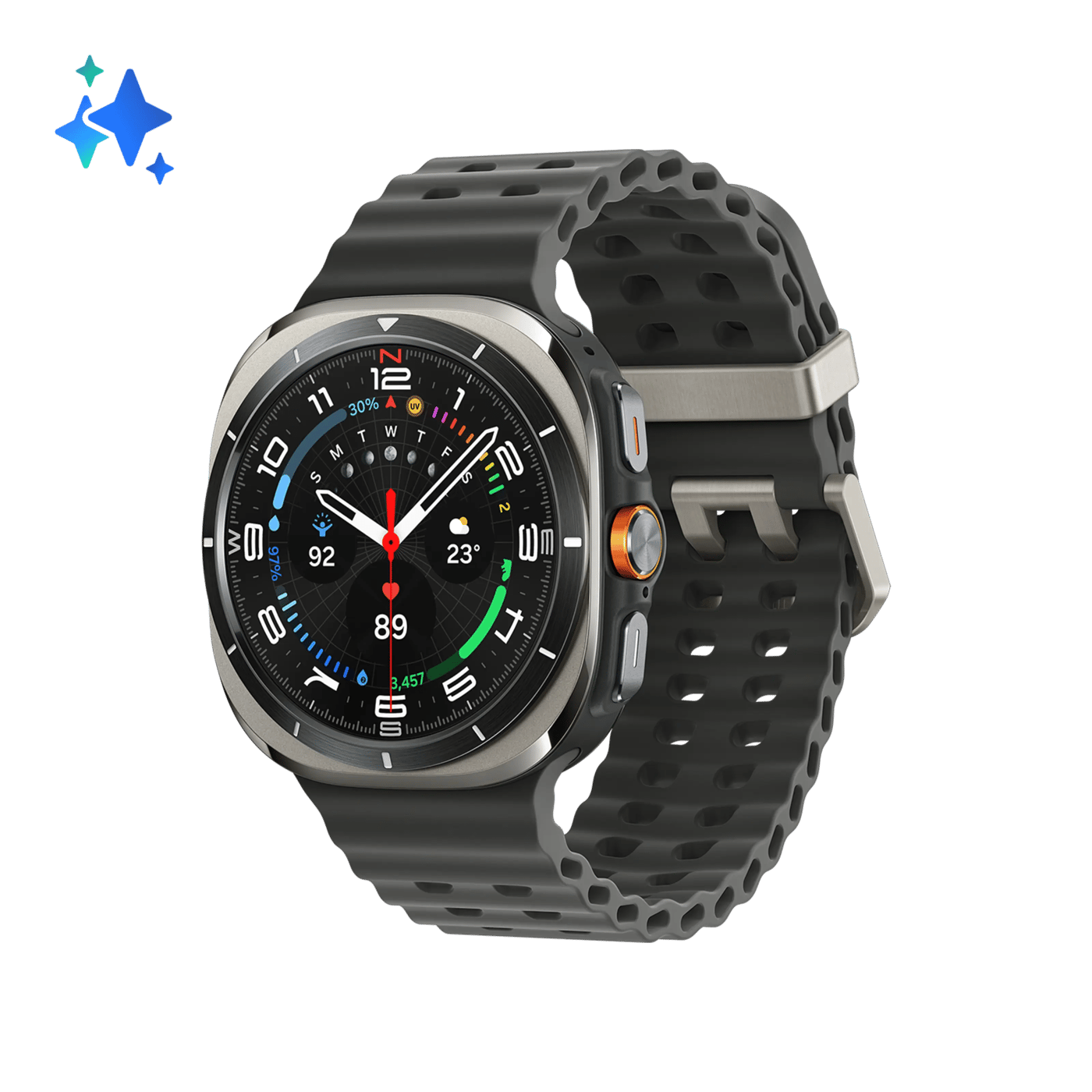 Samsung Galaxy Watch Ultra (2025) 47 mm LTE Titanium Silver