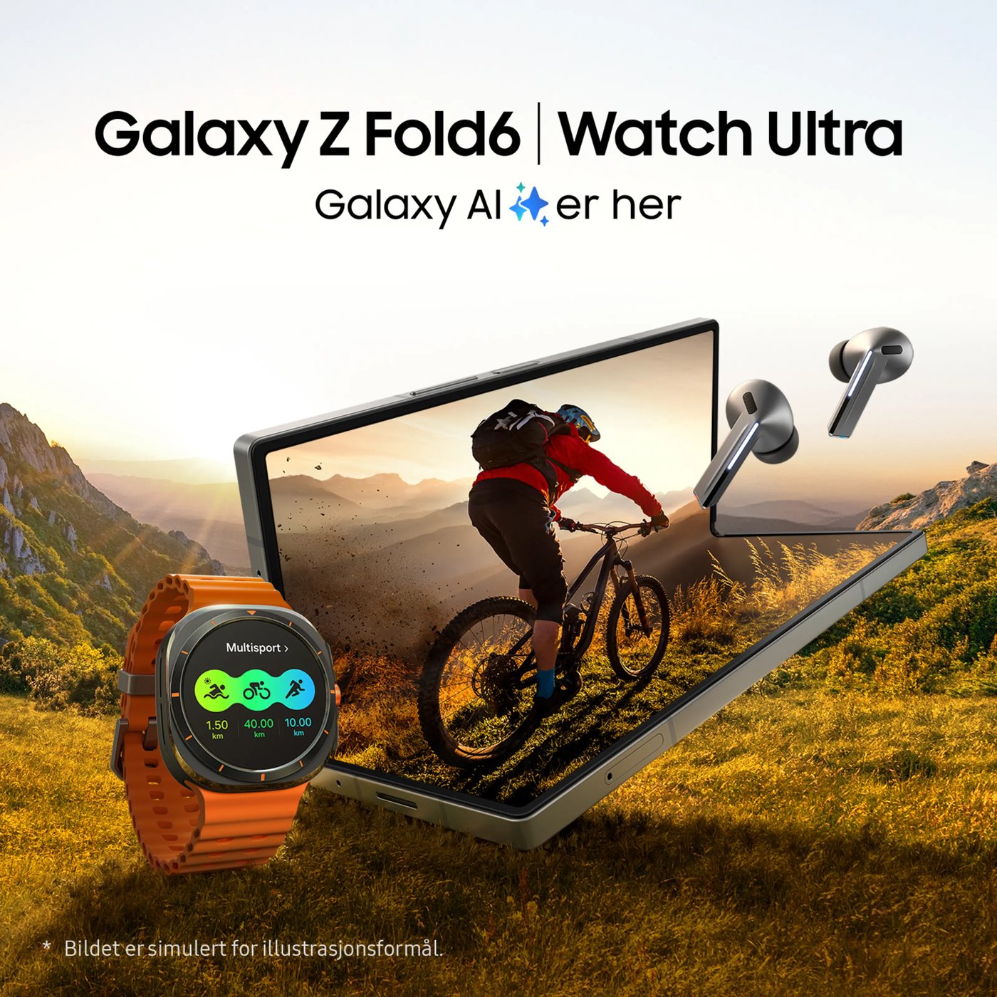 Samsung Galaxy Watch Ultra (2025) 47 mm LTE Titanium Silver